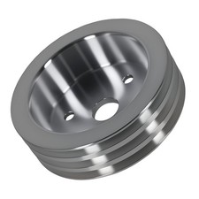 Aluminum Triple 3 Groove Crankshaft Crank Pulley Swp For Small Chevy Sbc New Aluminum Triple 3 Groove Crankshaft Crank Pulley Swp For Small Chevy Sbc New