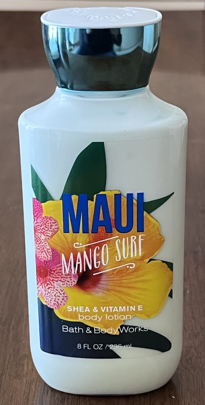 Maui Mango Surf Bath And Body Works 3 Oz RARE & DISCONTINUED w/ FREE SHIPPING!