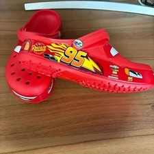 NUEVO Zapato Zueco Crocs Lightning McQueen Adulto Limitado Clásico Sin Iluminación