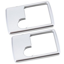 2 Pieces Magnifying Glass with Light, 3X 6X Pocket Magnifier, Card Type Magni...