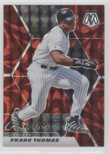 2021 Panini Mosaic Reactive Red Mosaic Prizm Frank Thomas #29 HOF 07pa