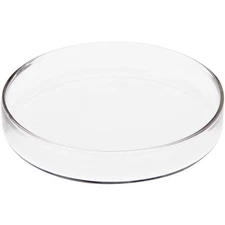 Plymor 3" x 3" Round Glass Display Tray