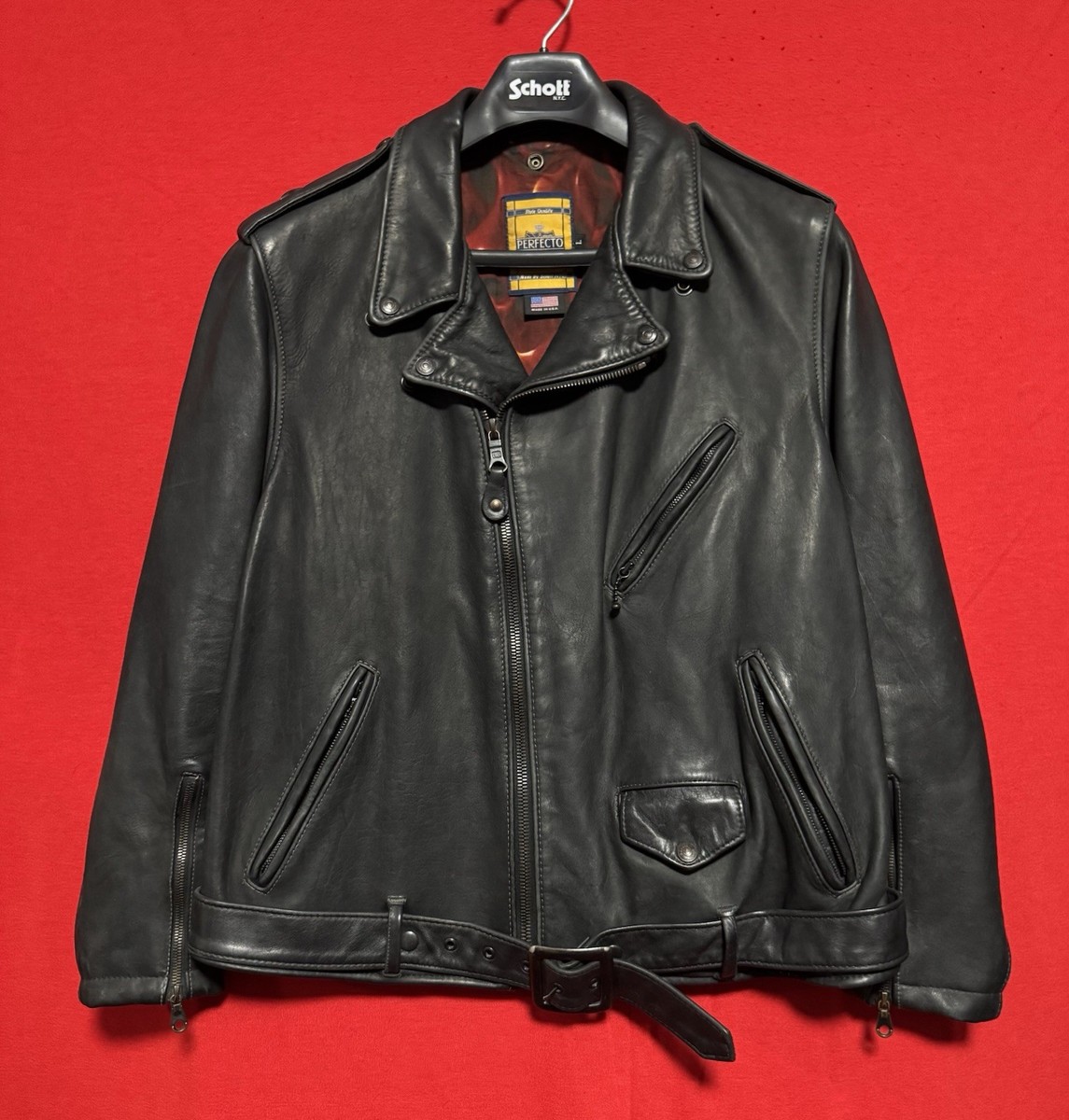 Schott Leather Jacket. 618V1 Style Beautiful!! | eBay