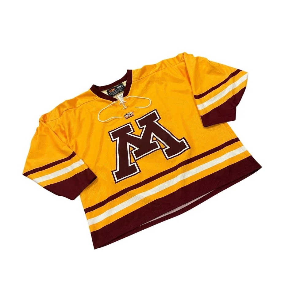 Vintage 2005-2006 Easton Minnesota Golden Gophers Alternate Hockey Jersey 2XL - Image 3 of 4