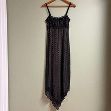 Urban Outfitters Y2K Whimsigoth Sheer Lace Babydoll Dress Size M Asymmetric