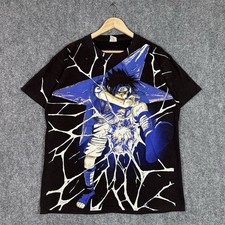 Vintage Style Sasuke AOP Lightning Shirt Black XL Wild Oats 90s XL Made in USA