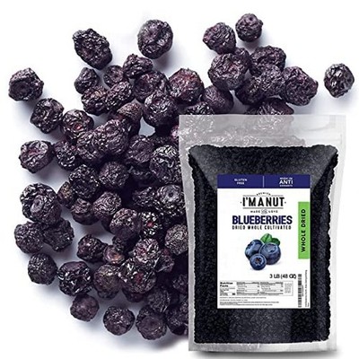 Dried Blueberries 1 lb 16 oz   GlutenFree & PeanutFree, Slightly Sweetened   ...