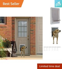 Designer Series Medium Plastic Pet Door - Telescoping Frame, 7"x11.25" Flap