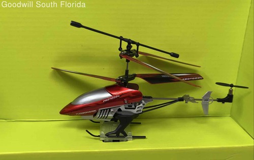 Protocol Turbohawk Lava 3 Channel Remote Control Helicopter Easy Led Not Tested