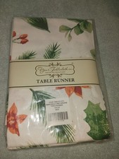 Holly Floral Table Runner. 14x108. New Sealed