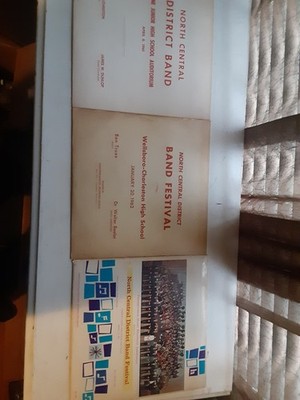 North Central District Band 1961 Thru 1963. Vinyls
