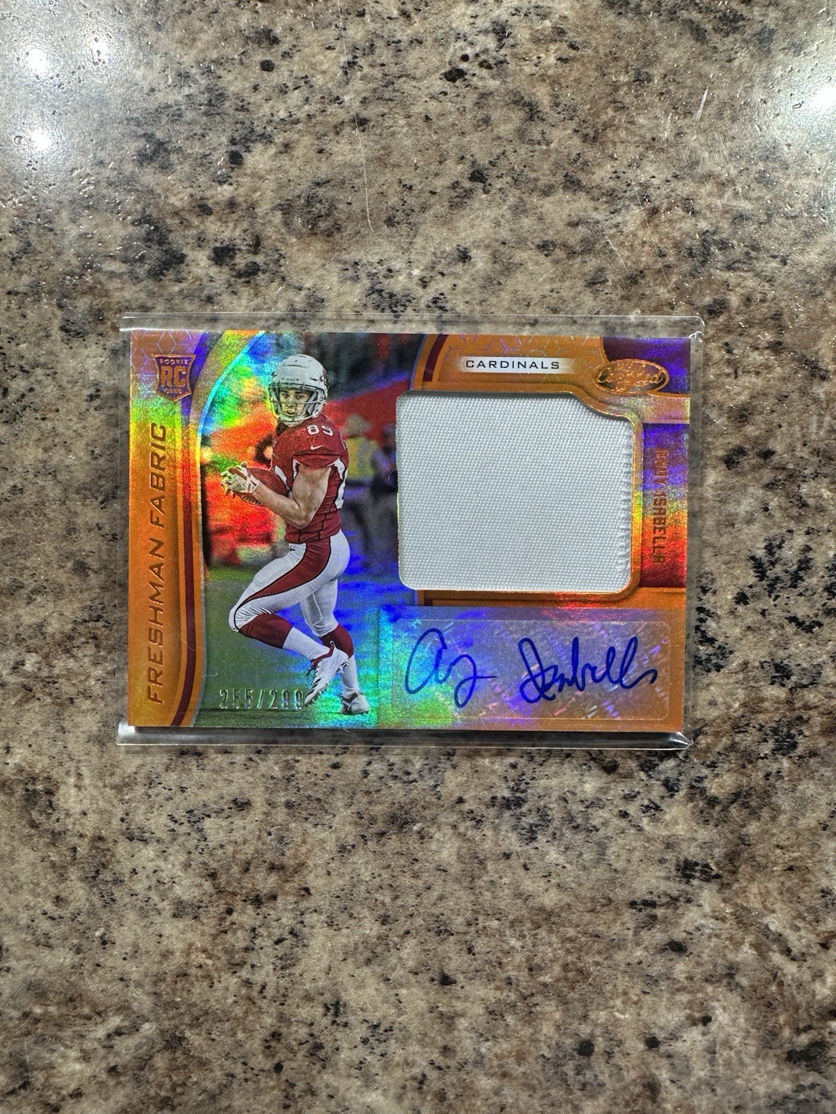 Andy Isabella Panini Certified #231 Mirror Orange