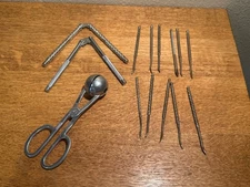 Vintage Hand Held Nut Cracker with Picks/Shelled Nuts Crackers