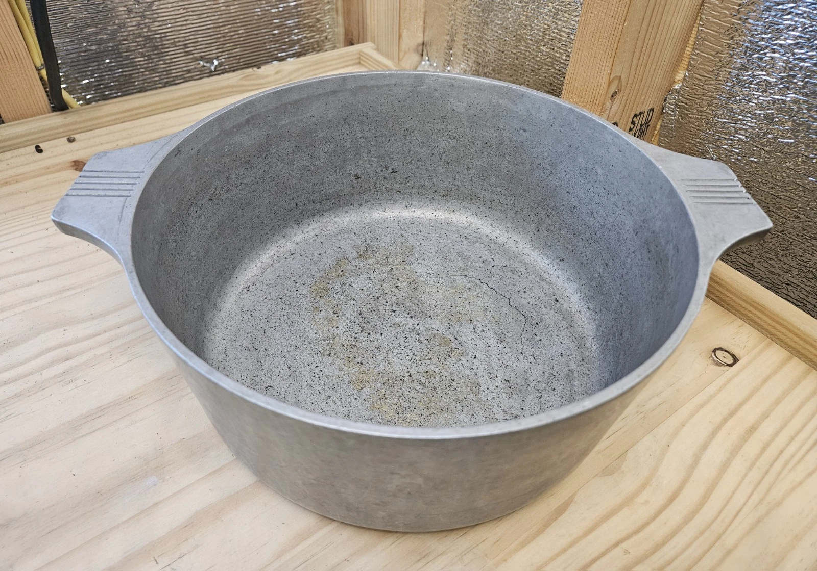 Vintage Magnalite 5 Qt Round Dutch Oven Roaster Pot 4248 Aluminum USA No Lid