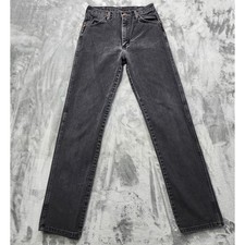 Vintage Wrangler Jeans Mens 28 X34 Black 13MWZ Cowboy Cut Heavyweight Denim