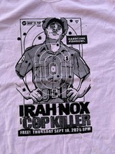 Irah Nox / Cop Killer band T Shirt Colorado Punk Show pink 2XL  Comfort Colors