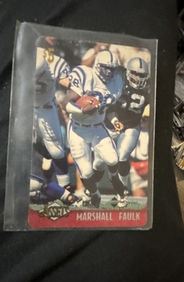 1996 Assets - Phone Cards Marshall Faulk #7 $5