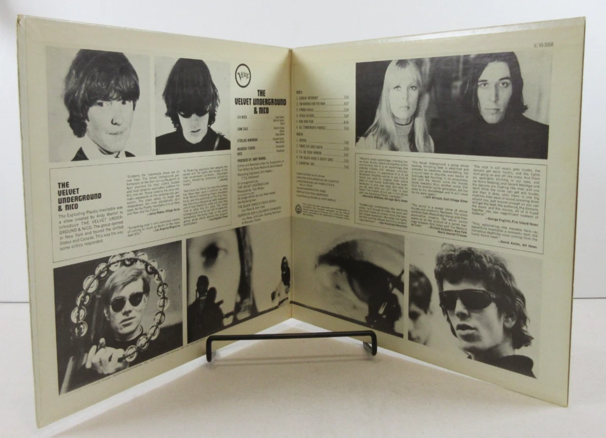 1968 EX/EX "The Velvet Underground & Nico" S/T LP UNPEELED V6-5008 Verve Stereo