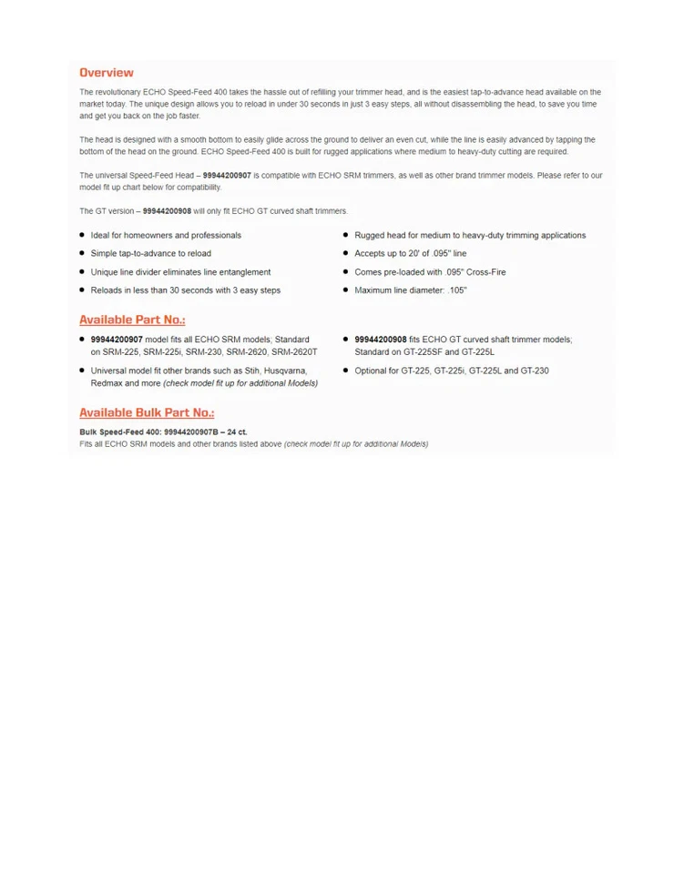 OEM ECHO SPRING AND CAP FITS SRM-225 + MORE V494000840 V450001880 - Image 3 of 4