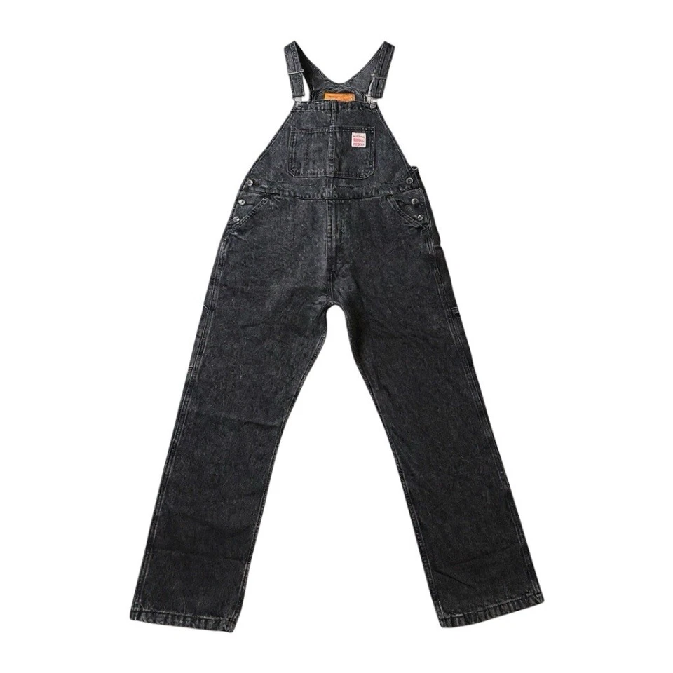 Levis Jeans Mens Size XXL Workwear Loose Fit 100% Cotton Black Denim Overalls - Image 4 of 4
