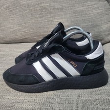 Adidas I-5923 CQ2490 Hombres EE. UU. 7 Zapatos para Correr Negros Boost Tenis Atléticos