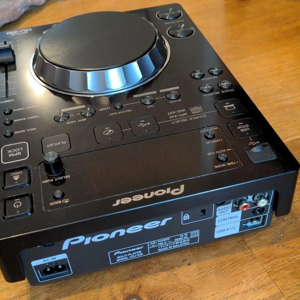 Pioneer CDJ 350 Digital Media Player Multiplayer Plattenspieler Schwarz... - Bild 3 von 3