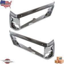 Fits 1981-1985 Chevrolet Caprice Front Headlight Door Chrome Left Right Pair