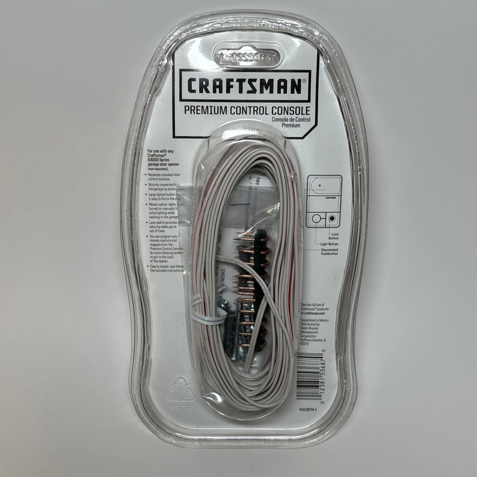 Consola de control premium montada en la pared Craftsman 953687 serie 53000 (caja abierta) Foto 2 de 4