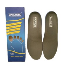 Walk Hero Plantar Fasciitis Feet Insoles High Arch Orthotics Mens Size 11-11 1/2