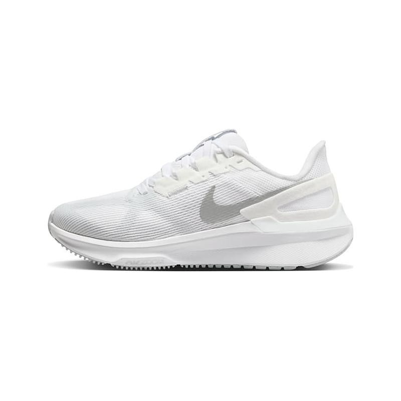 Nike Air Zoom Structure 25 Wide White Metallic Silver