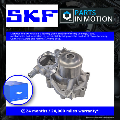 Water Pump fits SUBARU FORESTER SG 2.0 05 to 07 EJ204 Manual Transmission SKF