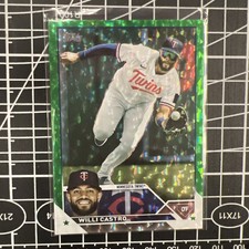 2023 Topps Series 2 - Green Foil #411 Willi Castro Serial #086/499