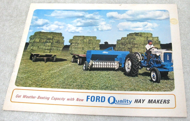 1964 FORD TRACTOR HAY MAKERS 515 510 503 508 530 520 612 BALER BROCHURE ORIGINAL