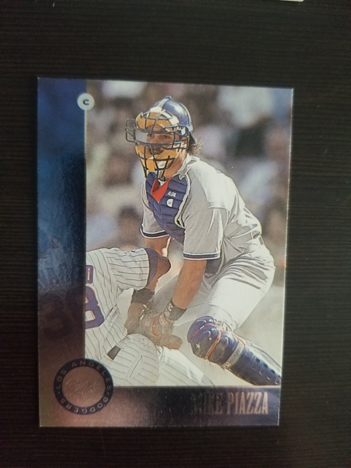 Mike Piazza 1996 Leaf #200 HOF Los Angeles Dodgers