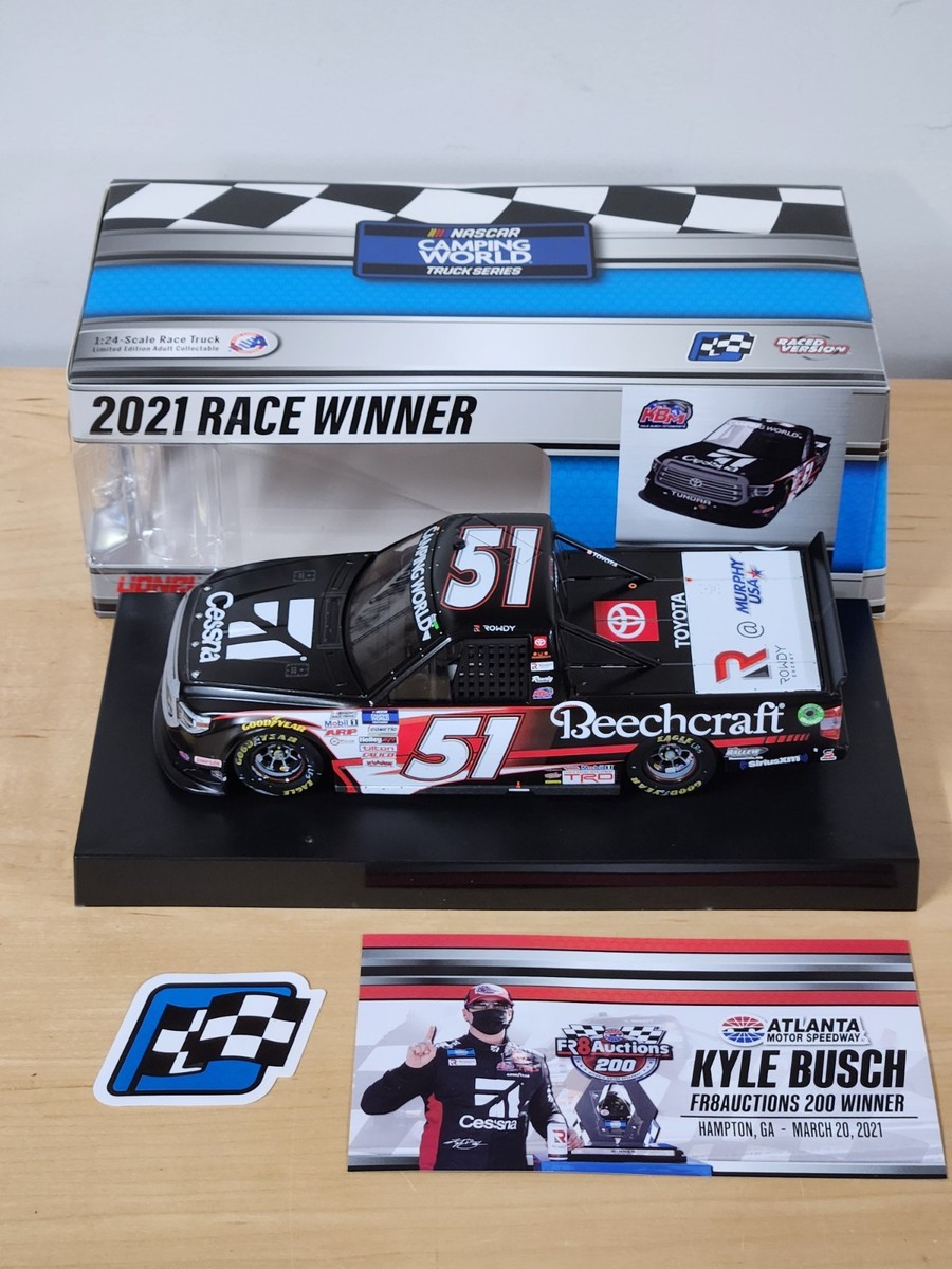 ナスカー 1/24 カイル ブッシュ エキストラ アトランタ ウィン 2021 2021 #51 Kyle Busch Cessna Atlanta Truck Win 1/24 Action NASCAR