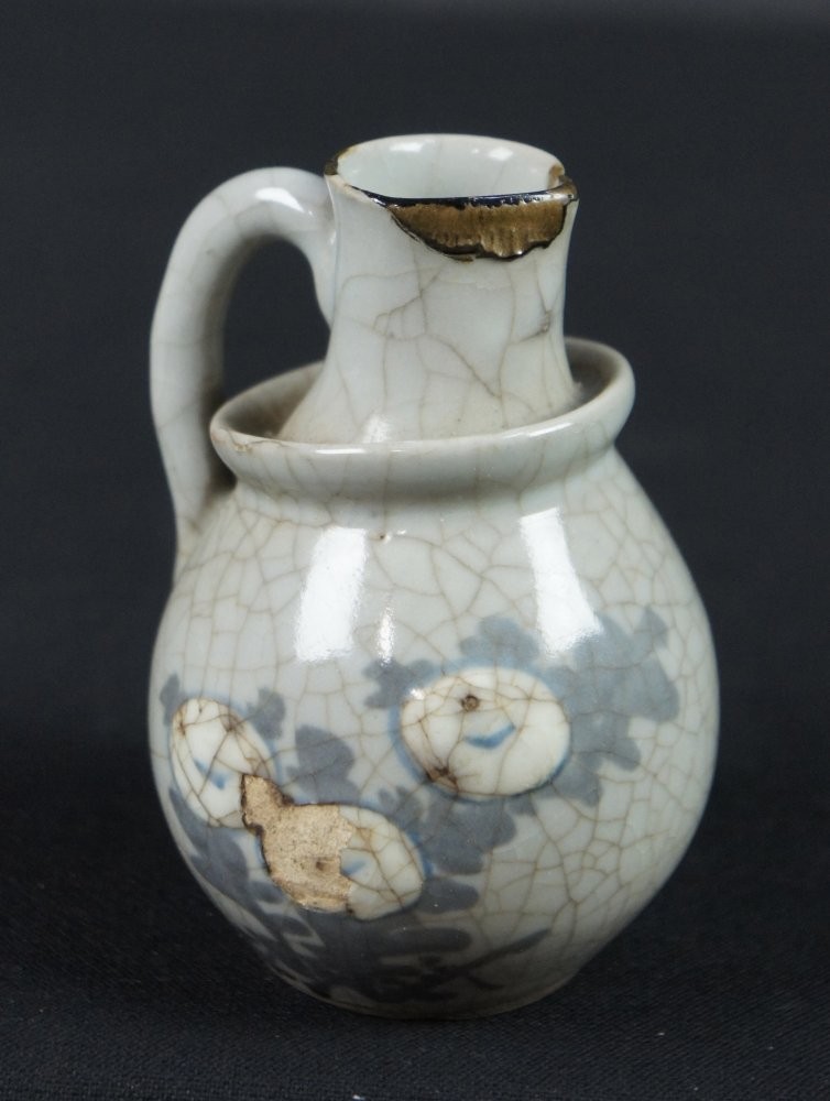 Antique Japan oil lantern vase Aburakake 1800 Seto art craft | eBay