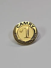 Camry #1 Lapel Pin Toyota 1997, 1998, 1999, 2000 Gold Color