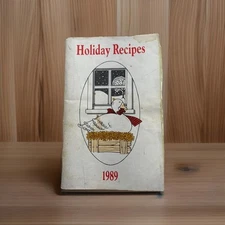 Iowa Holiday Cookbook Christmas ethnic VTG Dutch Raisin cookie Danish Abelskiver