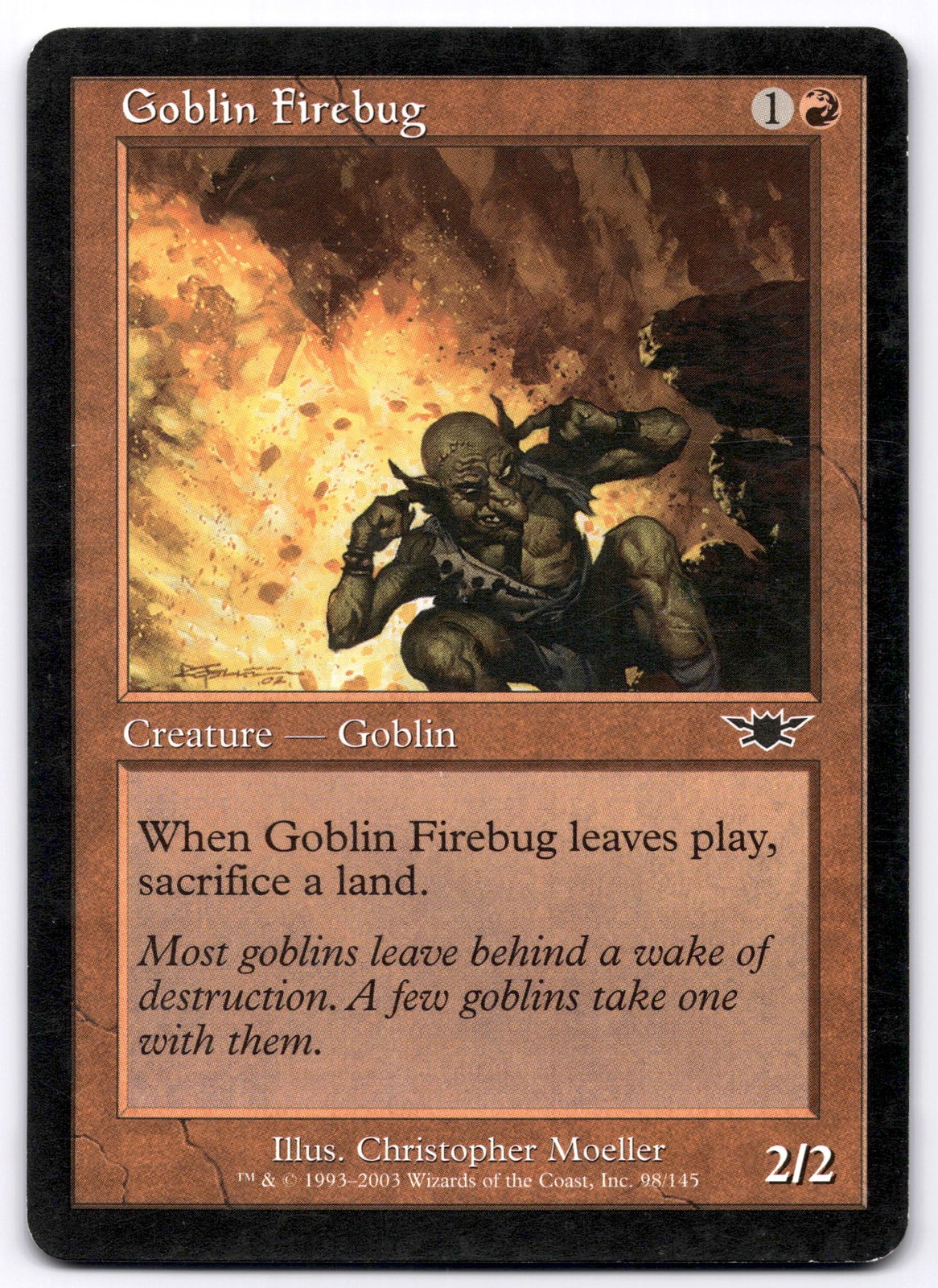 MTG Goblin Firebug - Legions Common | LP