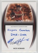 2014 Leaf Trinity Red 3/5 Nick Howard #A-NH1 Auto z5w