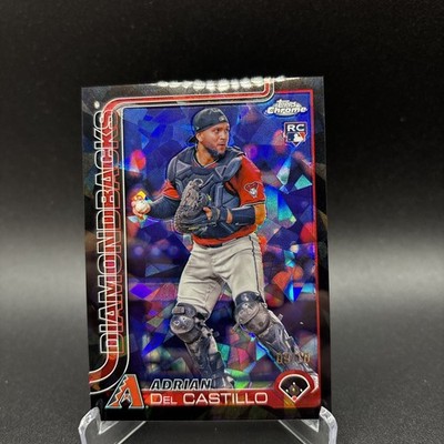 2025 Topps Chrome Sapphire Adrian Del Castillo Black Refractor 09/10