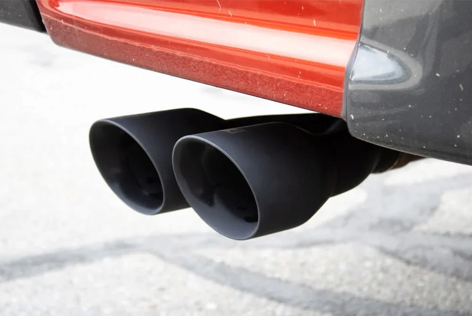 Ford Ranger 2019-2023 2,3 L Roush Cat sistema de escape de salida lateral trasera puntas negras Foto 4 de 4