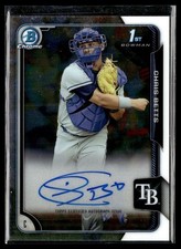 2015 BOWMAN CHROME 1ST PROSPECT AUTO CHRIS BETTS RAYS