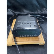 Sony Dream Machine ICF-C218 AM/FM Clock Radio Auto Time Set Black Digital Alarm