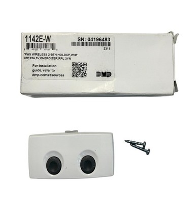 DMP 1142E-W PHS Wireless 2-Button Holdup White