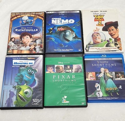 Disney Pixar Toy Story/Monsters Inc/Finding Nemo/Short Films DVD Movie LOT