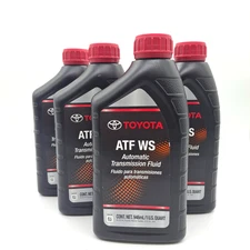 GENUINE TOYOTA ATF WS Automatic Transmission Oil 00289-ATFWS (4 QUARTS)