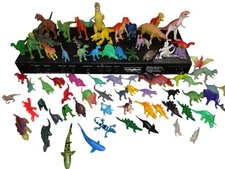 Huge Dinosaur Dino Small Figure Toy Lot 70+ Over 2 LBS 