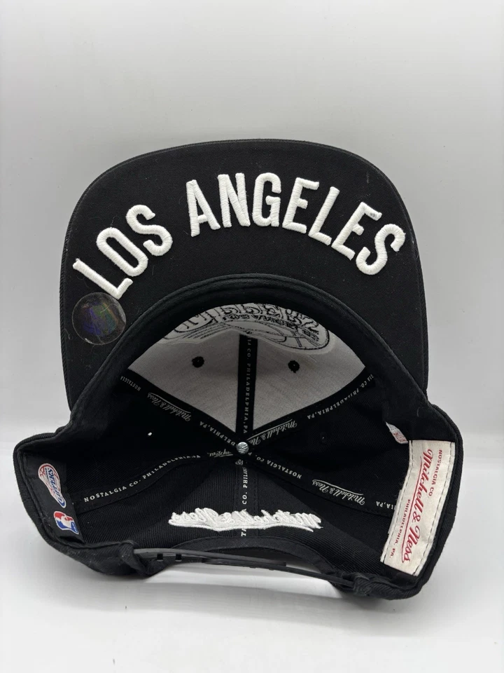 Gorra Mitchell & Ness Los Angeles Clippers Snapback negra retro NBA Foto 2 de 4