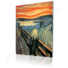 The Scream by Edvard Munch | Canvas (Rolled) | Wall art giclee oil painting HD